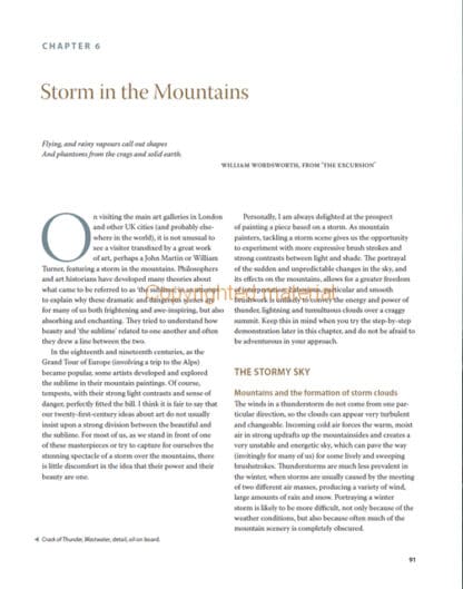 Painting the Mountain Landscape