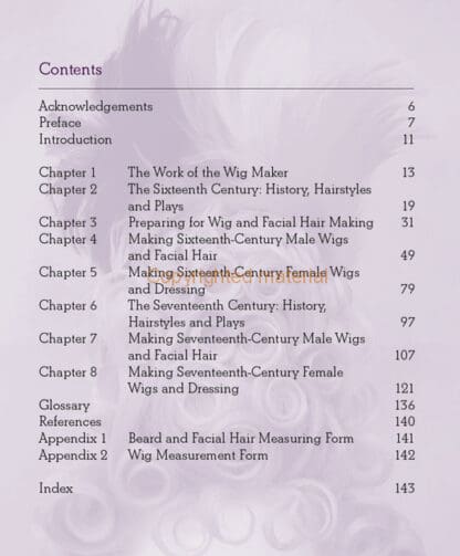 Shakespearean Wig Styling