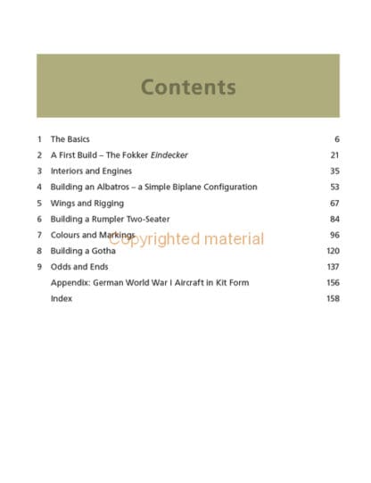 Modelling German World War I Aircraft