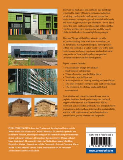 Thermal Design of Buildings
