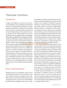 Thermal Design of Buildings Thermal Design of Buildings