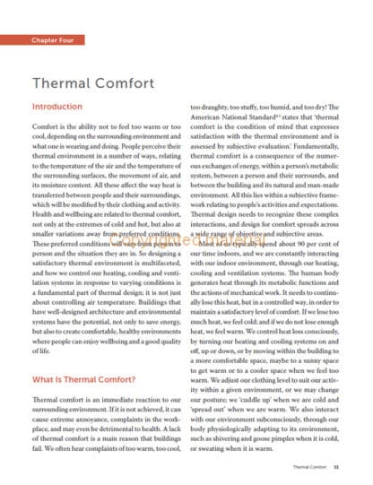 Thermal Design of Buildings