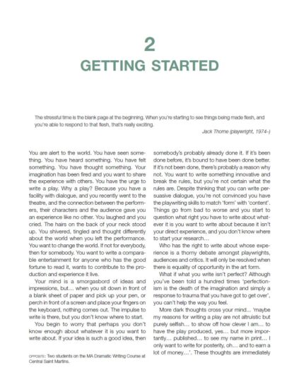 Writing for the Stage