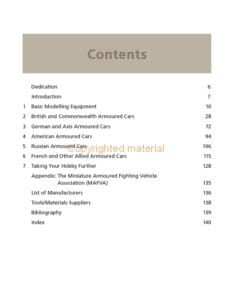 Modelling Armoured Cars of World War II