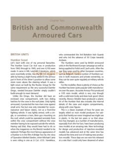Modelling Armoured Cars of World War II