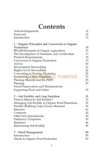 Organic Fruit Production and Viticulture Organic Fruit Production and Viticulture