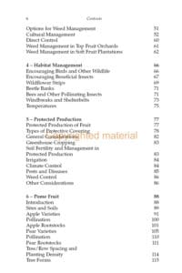 Organic Fruit Production and Viticulture Organic Fruit Production and Viticulture