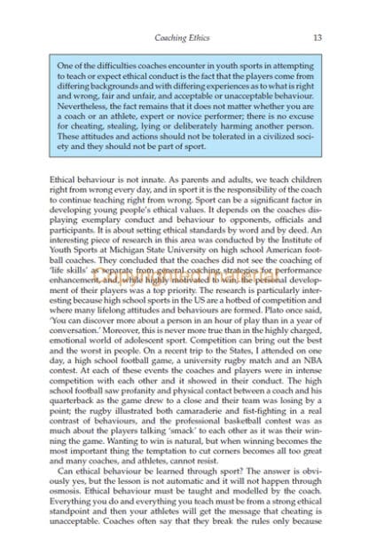 Effective Sports Coaching