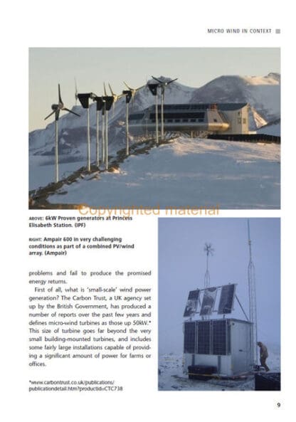 Small-Scale Wind Power Generation