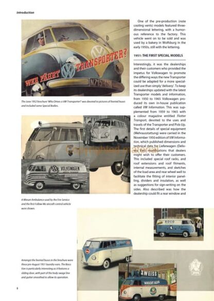VW Bus and Pick-Up: Special Models