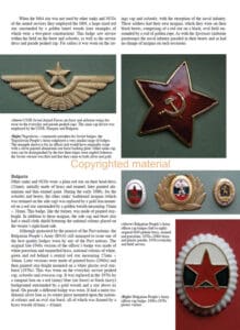 EM36 Warsaw Pact Badges EM36 Warsaw Pact Badges