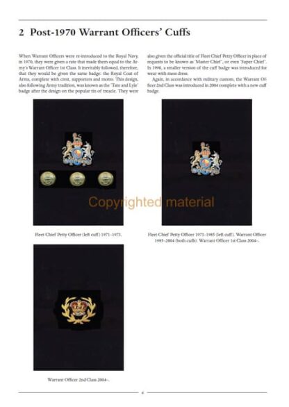 Volume II: Insignia of Royal Naval Ratings, WRNS, Royal Marines, QARNNS and Auxiliaries Rank and Rate