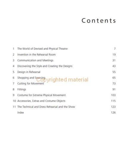 Costume and Design for Devised and Physical Theatre