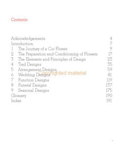 Commercial Floristry