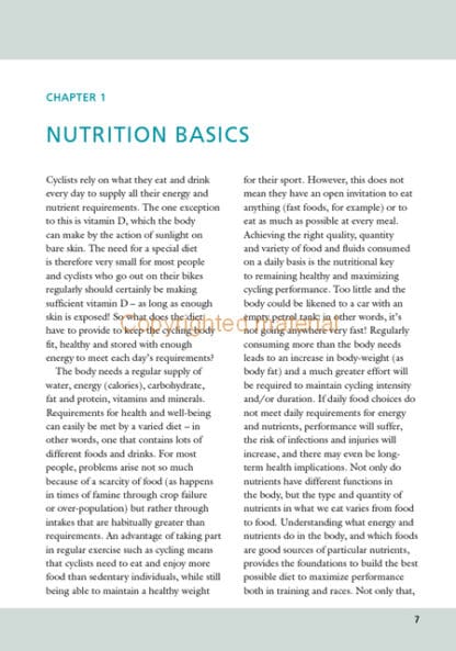 Nutrition for Cyclists