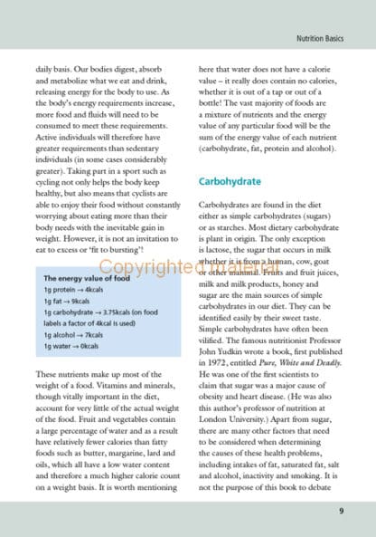 Nutrition for Cyclists