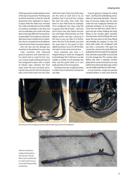 Classic Motorcycle Restoration and Maintenance