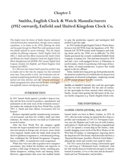 Clockmaking in England and Wales in the Twentieth Century