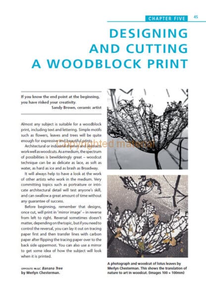 Making Woodblock Prints