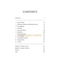 The Stone Restoration Handbook