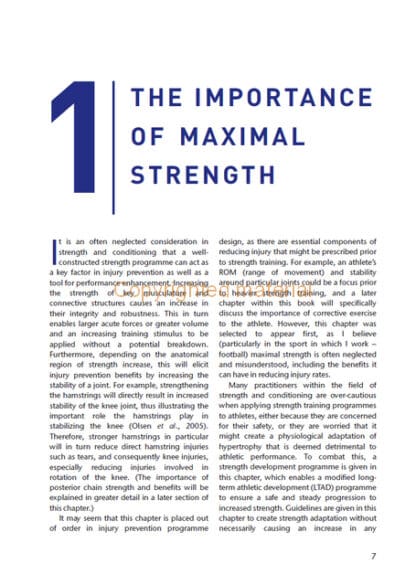 Injury Prevention and Rehabilitation in Sport