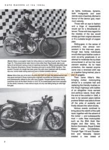 Café Racers of 50s and 60s Café Racers of 50s and 60s