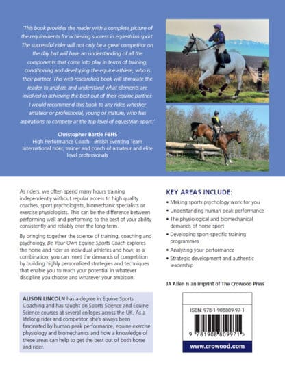 Be Your Own Equine Sports Coach